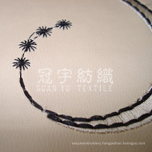 Embroidery Leather Imitation Leather Fabric for Home Textile